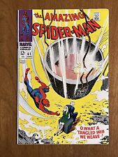 The Amazing Spider-Man #61/Silver Age Marvel Comic Book/1st Gwen Stacy Cover/FVF picture