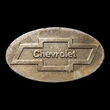 Vintage Chevrolet Truck Belt Buckle Automotive Car Advertisement Chevy Emblem  picture
