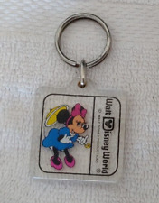 Original 1980's WALT DISNEY WORLD Minnie Mouse KEY-CHAIN Never Used picture