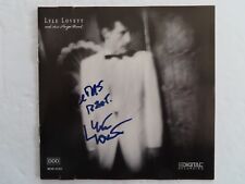 Signed Autographed CD Booklet Lyle Lovett - And His Large Band picture
