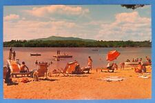 JAFFREY, NEW HAMPSHIRE NH ~ WOODBOUND INN/LAKE COTTAGES- 1965 BEACH picture