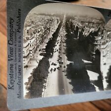 Keystone View Co. Stereoview Stereogram 24884 CHAMPS ELYSEES PARIS, FRANCE  picture