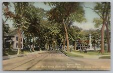 Augusta Maine~Square & State Street~Civil War Union Soldiers Monument~c1910 PC picture