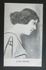Leah Baird Silent Screen Actress Blank Back Postcard Sized Read Descr. picture