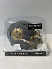 Pittsburgh Steelers Slate Collection Riddell Mini Helmets New in Box EJ1 picture