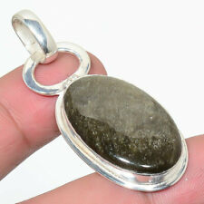 Ahoy: Gold Sheen Obsidian pendant 49 mm; stone size 28 x 18 mm  7.8g #2060 picture