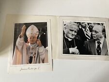 POPE JOHN PAUL II GLOSSY PHOTO 1979 CARDINAL WOJTYLA w CHICAGO MAYOR DALEY 1976 picture