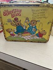 Vintage 1983 The Berenstain Bears Metal Lunchbox 1980s 80s. NO THERMOS picture