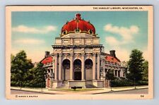 Winchester VA-Virginia, The Handley Library, Antique, Vintage Postcard picture