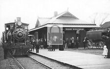 Railroad Train Station Depot West Winfield New York NY - 8x10 Reprint picture