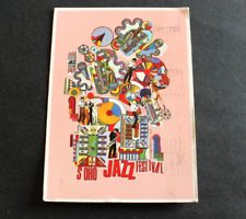 Soho Jazz Festival  London  Vintage Postcard  1989 6x4 picture