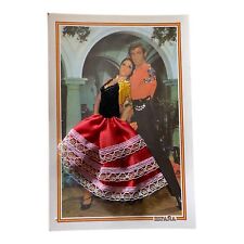 Vintage Spanish Embellished Dress Postcard From 1980’s Spanish Flamenco Dancers picture