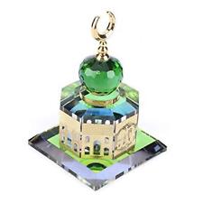  Muslim Crystal Gilded Al Aqsa Mosque Miniature Model Islamic Showpiece  picture