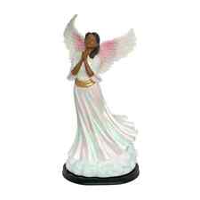 African American Angel Figurines Heavenly Visions: Praying-Black Angel Figurines picture
