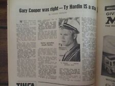 Nov-1968 Australian TV Magaz(TY HARDIN/SUE  BECKER/BOBBY LIMB/SUGAR RAY ROBINSON picture