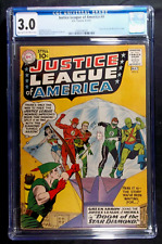 Justice League of America #4 CGC 3.0 Green Arrow Joins vintage DC comics 1961 picture