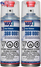Aerosol Spray max High Gloss USC Clearcoat 2 PACK 11.8 Ounce  picture