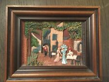 Dore Skidmore 1993 Court of Two Sisters Handpainted Tile New Orleans Louisiana picture