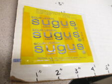 SUGUS 1960s Swiss candy Suchard Ovaltine Co sample wrapper 1-3/8oz SOUR LEMON picture