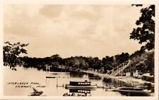 Minnesota Fairmont Interlaken Park 1950S RPPC Photo Postcard picture