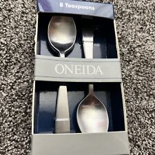 Oneida Silver Taylor 8 New Teaspoons Stainless Set picture