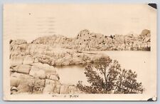 RPPC Prescott Arizona Watson Lake Posted 1920 Real Photo Postcard picture