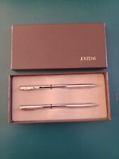 Vintage Jostens Writing Pen Pencil Set. Silver picture