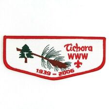 2006 Tichora Lodge 146 Flap Four Lakes Council Patch Boy Scouts BSA OA WI picture
