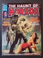 THE HAUNT OF HORROR MAGAZINE #3 STAN LEE/CURTIS 1974 SWAMP STALKERS EXORCIST VF- picture