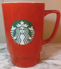 Starbucks Venti 20 Oz Red Mermaid Logo Ceramic Coffee & Tea Mug 2021 Cup picture