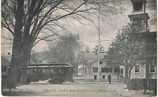 Mattapoisett Onset Car Crossing Main Street Trolley New Bedford Onset Line MA  picture