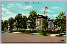 Postcard High School Denison Texas picture