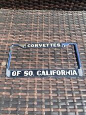 Los Angeles Corvette Chevrolet Dealer License Plate Frame Not Harry Mann C1 C2c3 picture