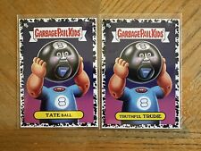 Garbage Pail Kids Kids At Play Black Parallel 21a/21b TATE BALL/TRUTHFUL TRUDIE picture