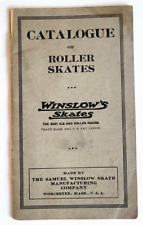 Antique 1914 Winslow's Skates Catalogue Best Ice And Roller Advertising Vintage  picture