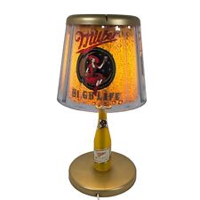 Miller High Life Beer Girl on the Moon Rotating Motion Table Lamp 14