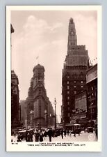 New York City NY, RPPC, Times Square, Broadway, Vintage Postcard picture