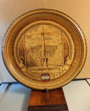 Vintage HAND-CARVED WOODEN AUSTRIAN Collector's PLATE - Innsbruck Tirol picture