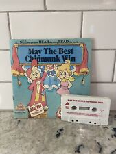 MAY THE BEST CHIPMUNK WIN  See Hear Read CHILD’S BOOK  & Cassette Tape picture