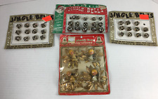 Vintage Christmas Bells Angels Ornaments Decorations Lot of 3 picture