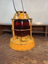 Vintage DIETZ Night Watch Railroad Lamp Lantern w/  Unmarked Red Glass Globe picture