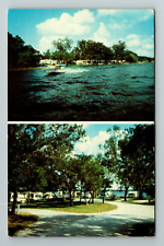 Lake Placid FL-Florida, Lake Placid Campground, Scenic, Vintage Postcard picture