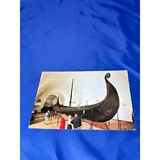 Oslo Norway the Viking ships museum the Oseberg Ship postcard picture