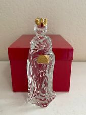 Gorham Crystal Nativity Wiseman King Melchior Figurine w/ Original Box picture