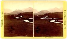 COLORADO SV - Big Thompson River - WG Chamberlain 1880s picture