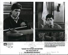 1994 Press Photo Billy Warlock & David Beron star as the Menendez brothers picture