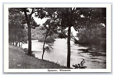 Spooner Wisconsin Lake Scenic View Postcard #2 picture