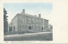 WESTERLY RI - New High School Glitter Covered Postcard - udb (pre 1908) picture