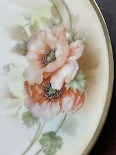Antique Prov Saxe E S Germany Porcelain Collector’s Poppy Plate picture