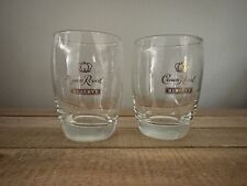 PAIR OF CROWN ROYAL RESERVE WHISKEY GLASSES WITH GOLD LETTERING AND LOGE picture
